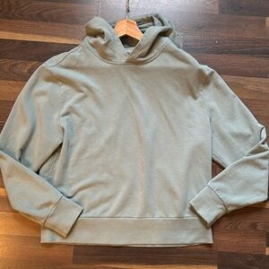 United by Blue Seafoam green‎ monochrome embroidered hoodie sweatshirt